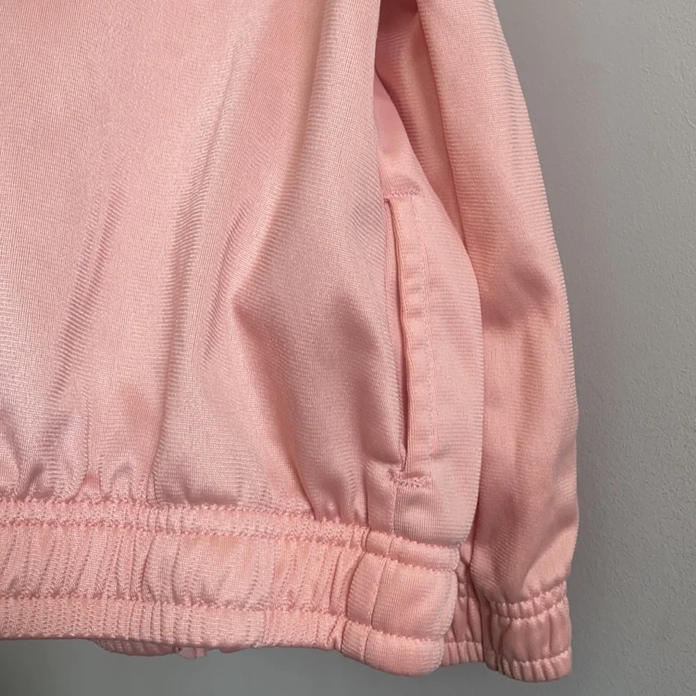 Puma girl 18 month pink athletic jacket with pockets light peach pink pastel